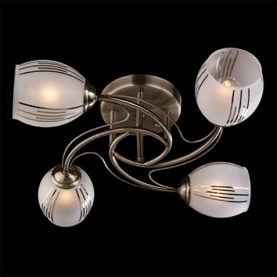 Люстра Eurosvet 9652/4 античная бронза