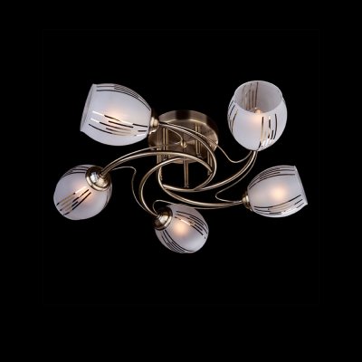 Люстра Eurosvet 9652/5 античная бронза