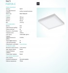 Светодиодная ультратонкая потолочная панель Eglo 96673 FUEVA-C