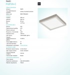 Светодиодная ультратонкая потолочная панель Eglo 96681 FUEVA-C