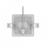 Встраиваемый светильник Gauss Frameless квадрат 9W, 4000K, (968511209)