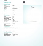 Светодиодный подвесной светильник Eglo 96863 MANRESA