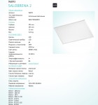 Светодиодная ультратонкая потолочная панель Eglo 96893 SALOBRENA 2