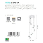 Светодиодный подвесной светильник Eglo 96932 OLINDRA
