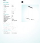 Подвесной светильник Eglo 97014 LITAGO