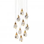 Подвесной светильник 9701P/10R brass