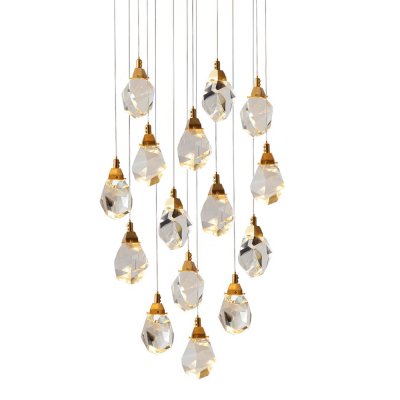 Подвесной светильник 9701P/15R brass