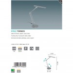 Светодиодная настольная лампа Eglo 97022 TORNOS
