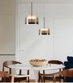 Подвесной светильник Equatore Large amber / copper Delight Collection