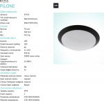 Уличный светодный светильник настенно-потолочный Eglo 97255 PILONE