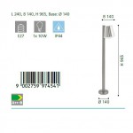 Уличный светильник напольный Eglo 97454 CALDIERO