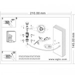 Ландшафтный cветодный спот Eglo 97457 FAEDO 3