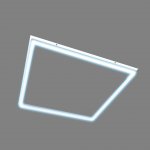 Рамка-светильник Gauss 36W 3150lm 4000K IP40 595*595*11мм LED (975624236)