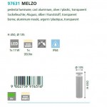 Уличный светодный светильник напольный Eglo 97631 MELZO