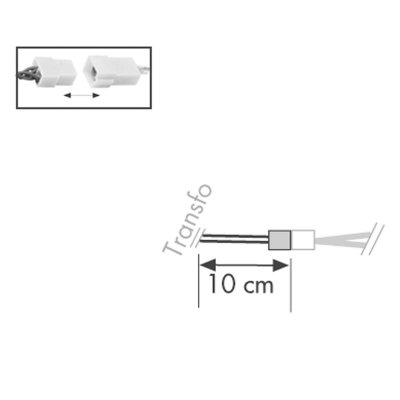 Адаптер для трансформатора, 10 см Paulmann 97985