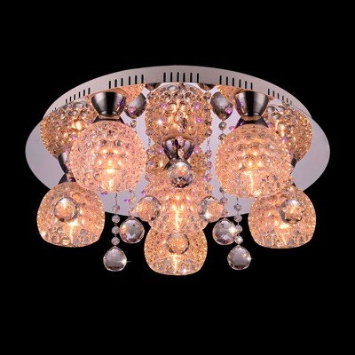 Светильник Eurosvet 9860/6 хром/синий+красный+фиолетовый Светильник Eurosvet 9860/6 хром/синий+красный+фиолетовый