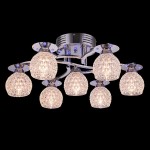 Светильник Eurosvet 9861/7 хром/синий+красный+фиолетовый