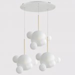Подвесной светильник Bubble BOLLE BLS LAMP white glass circle ImperiumLoft 99038-22