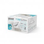 Светильник Gauss Elementary Downlight круг 5,5W 450lm 4000K 185-250V IP54 95*45 монтаж белый LED