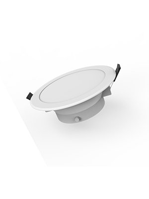 Светильник Gauss Elementary Downlight круг 9,5W 790lm 4000K 185-250V IP54 110*44 монтаж белый LED