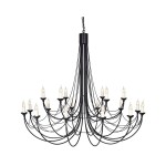 Люстра Natural concept CB18 BLACK CARISBROOKE
