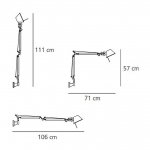 Арматура для светильника Artemide A005600 Tolomeo