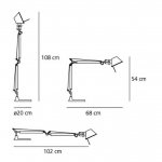 Арматура для светильника Artemide A005910 Tolomeo
