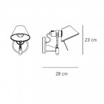 Настенный светильник бра Artemide A025450 Tolomeo