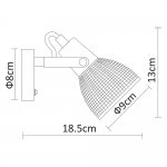Светильник настенный Arte lamp A1026AP-1CC RICARDO