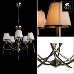 Люстра подвесная Arte lamp A1035LM-5AB Logico