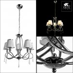 Люстра подвесная Arte lamp A1035LM-5CC Logico