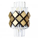 Светильник настенный Arte lamp A1039AP-2BK AMELIA