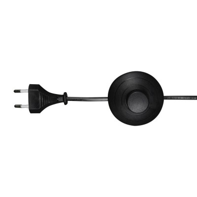 Шнур для торшера 3 метра черный 230V AC 50Hz (max 2A) Kink light A1100,19