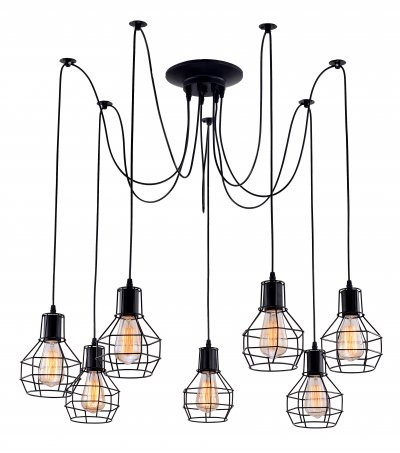 

Люстра подвесная паук Arte Lamp A1109SP-7BK SPIDER, A1109SP-7BK