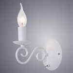 Светильник настенный бра с выключателем Arte Lamp A1129AP-1WH ISABEL