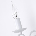 Светильник настенный бра с выключателем Arte Lamp A1129AP-1WH ISABEL
