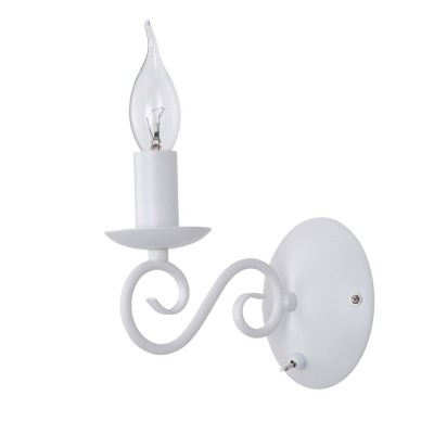 

Светильник настенный бра с выключателем Arte Lamp A1129AP-1WH ISABEL, A1129AP-1WH
