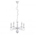 Белая люстра Arte Lamp A1129LM-5WH ISABEL