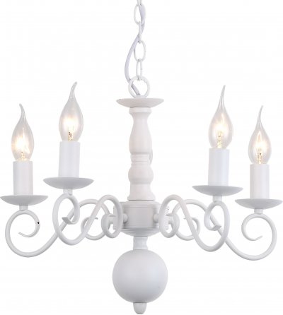 

Белая люстра Arte Lamp A1129LM-5WH ISABEL, A1129LM-5WH