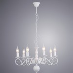 Люстра белая в виде свечей Arte lamp A1129LM-7WH ISABEL
