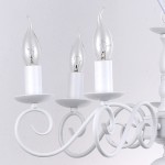 Люстра белая в виде свечей Arte lamp A1129LM-7WH ISABEL