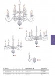 Белая люстра Arte Lamp A1129LM-5WH ISABEL