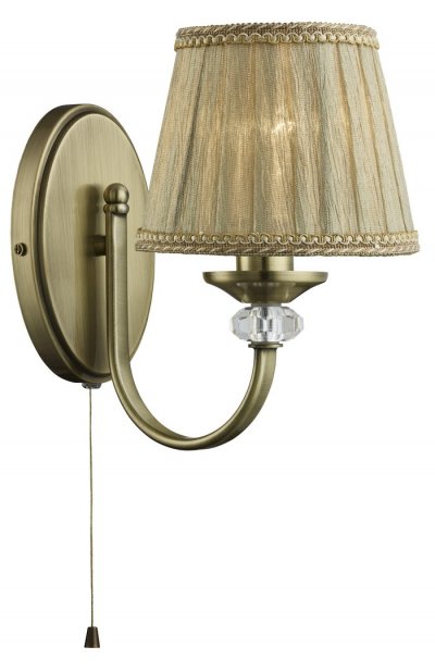 Светильник настенный бра Arte lamp A1180AP-1AB SYLVIA