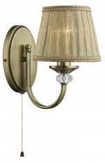 Светильник настенный бра Arte lamp A1180AP-1AB SYLVIA