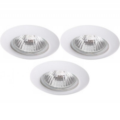 

Светильник встраиваемый Arte lamp A1203PL-3WH Praktisch
