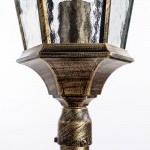 Светильник столб уличный Arte lamp A1206PA-1BN Genova