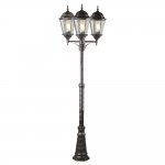 Светильник столб уличный Arte lamp A1207PA-3BS Genova