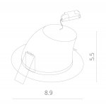 Светильник потолочный Arte lamp A1212PL-1WH CARDANI