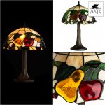Настольная лампа тиффани Arte lamp A1232LT-1BG FRUITS