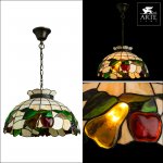 Светильник подвесной Arte lamp A1232SP-2BG TIFFANY